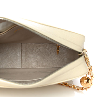Chanel Caviar Quilted CC Camera Case Light Beige 5 of 17