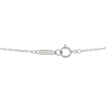 Tiffany Platinum Diamond Aquamarine Soleste Pendant Necklace 4 of 5