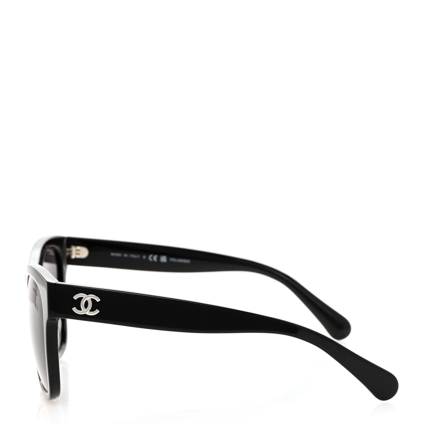 Acetate Polarized Square CC Sunglasses 5380 Black