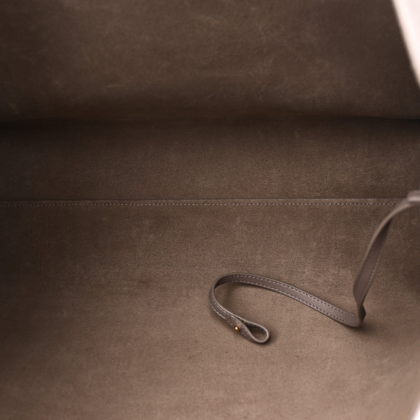 Calfskin Large Shopping Tote Oyster Gray