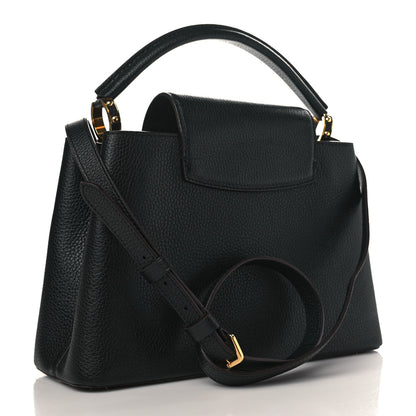 Louis Vuitton Taurillon Capucines PM Black 3 of 9