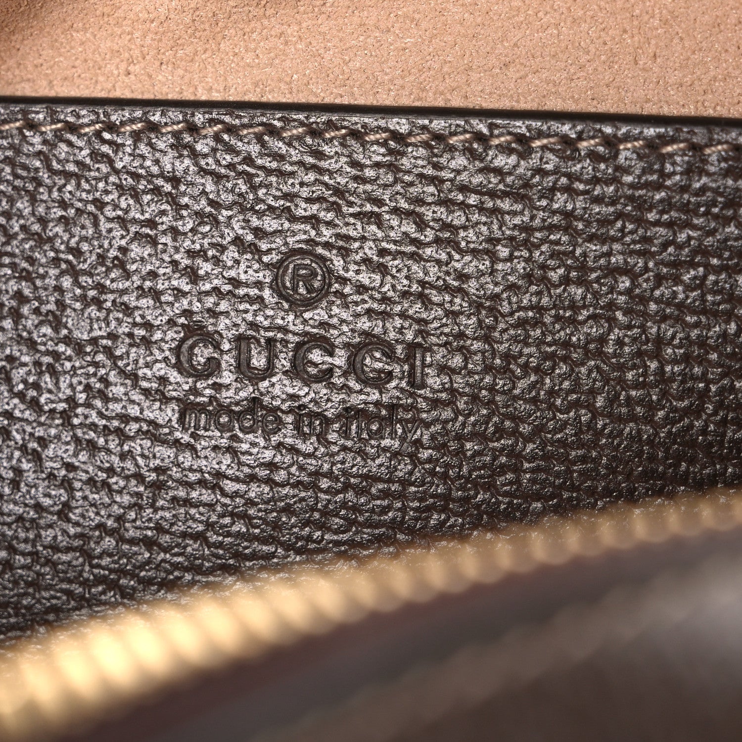 Gucci GG Supreme Monogram Web Mini Ophidia Shoulder Bag Brown 6 of 11