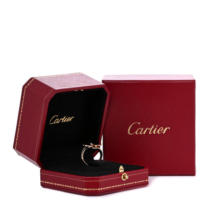 Cartier 18K Pink Gold Diamond Caresse D'Orchidees Par Cartier Ring 48 4.5 7 of 8