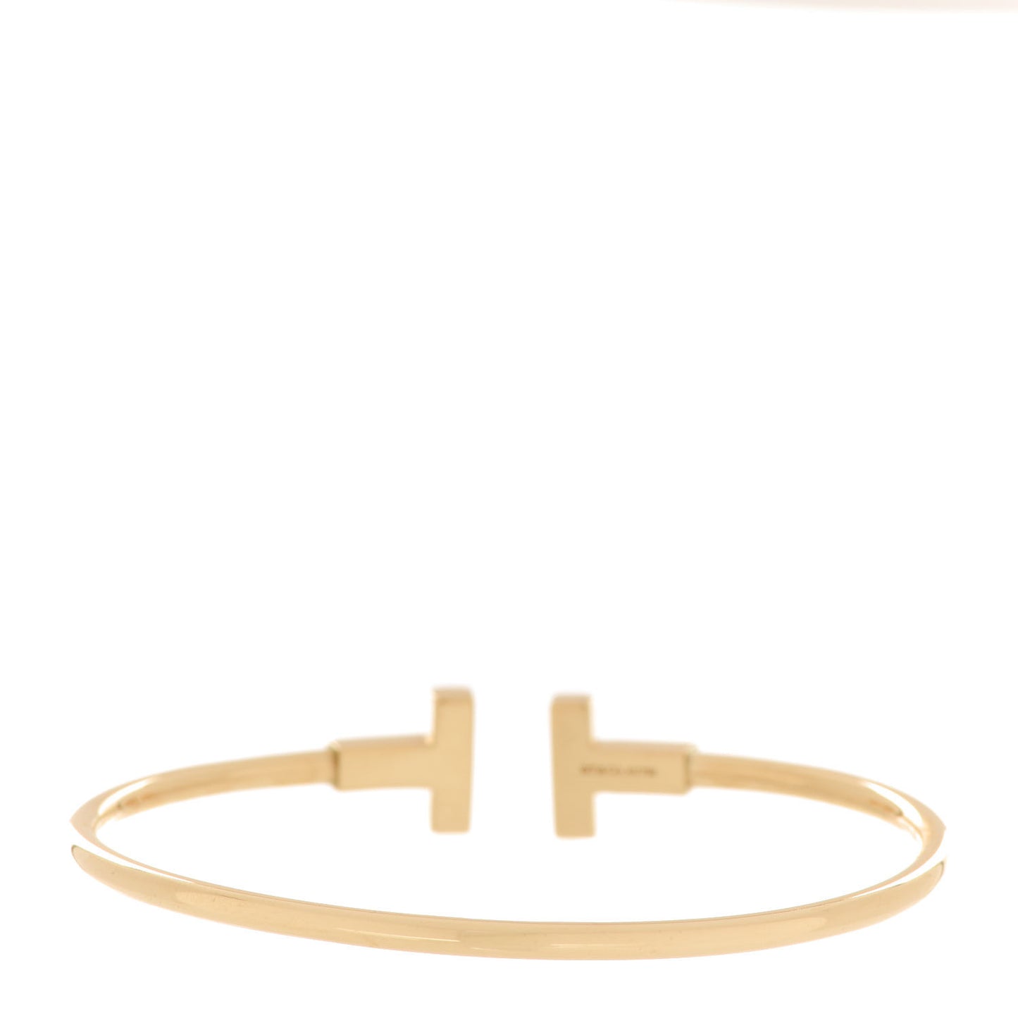 18K Yellow Gold T Wire Bracelet