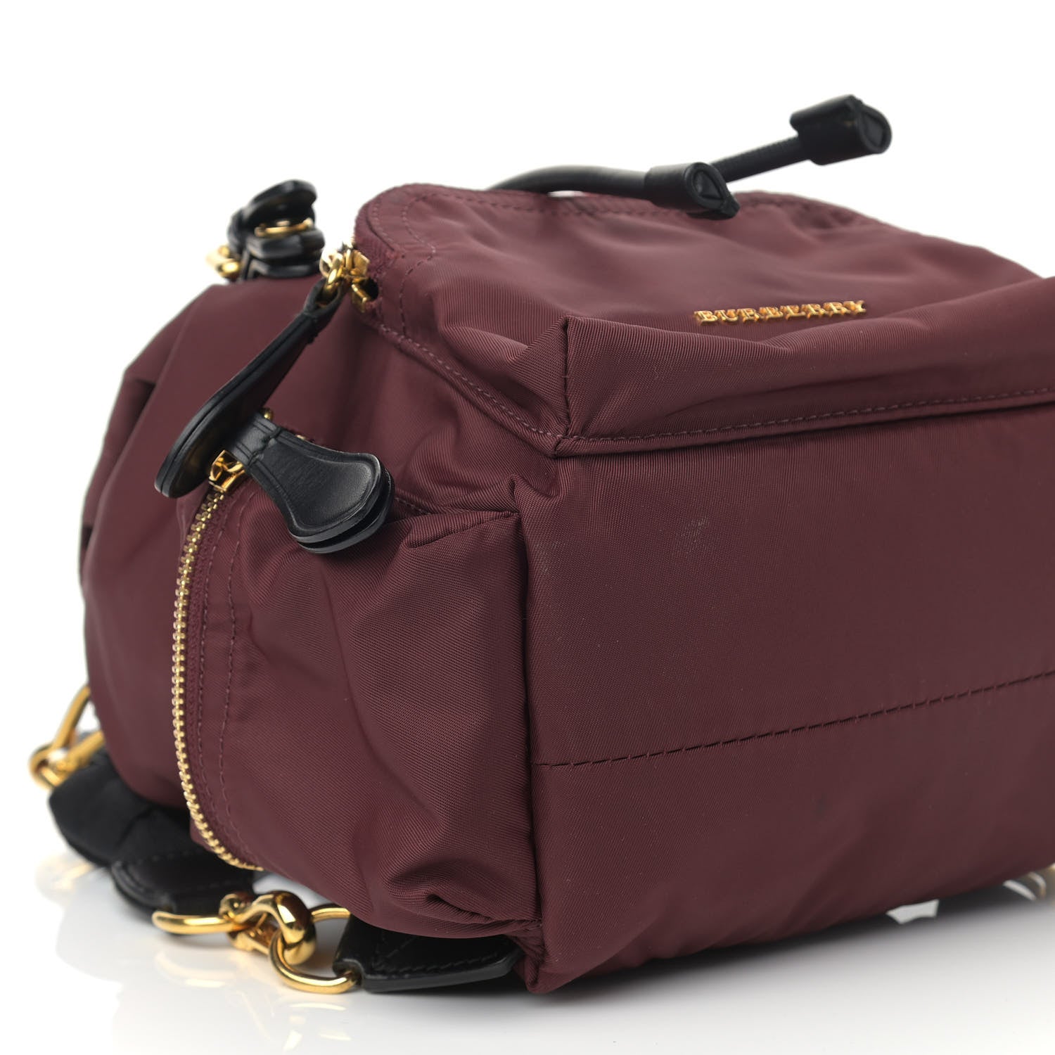 Burberry Nylon Small Crossbody Rucksack Backpack Canvas Burgundy Red 8 of 10