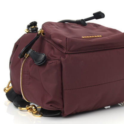 Burberry Nylon Small Crossbody Rucksack Backpack Canvas Burgundy Red 8 of 10