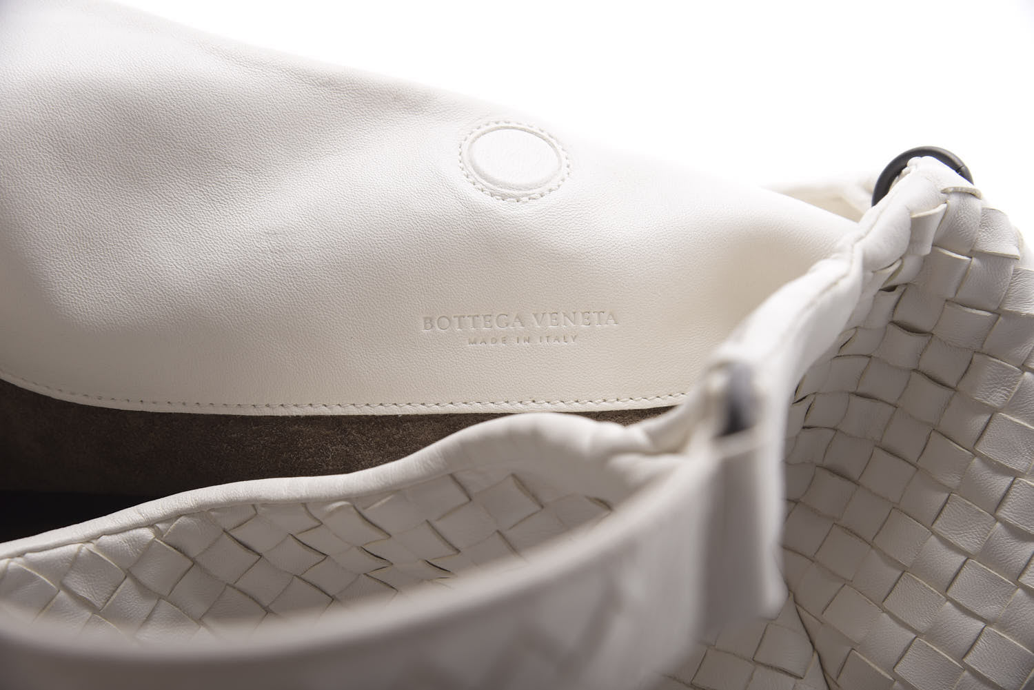 Bottega Veneta Nappa Intrecciato Medium Campana Hobo White 8 of 9