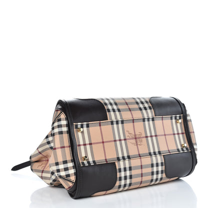 Burberry Haymarket Check Small Gladstone Chocolate 5 of 8