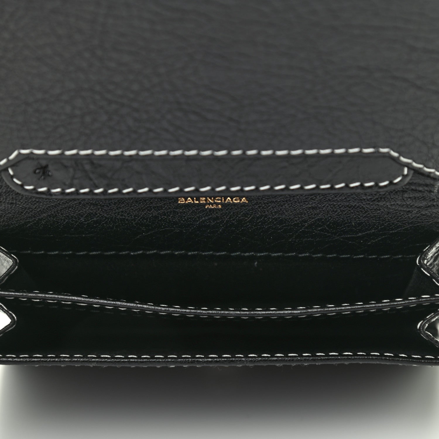 Balenciaga Agneau Arena Multicolore Bazar Bi-Fold Card Case Green Grey Black 4 of 5