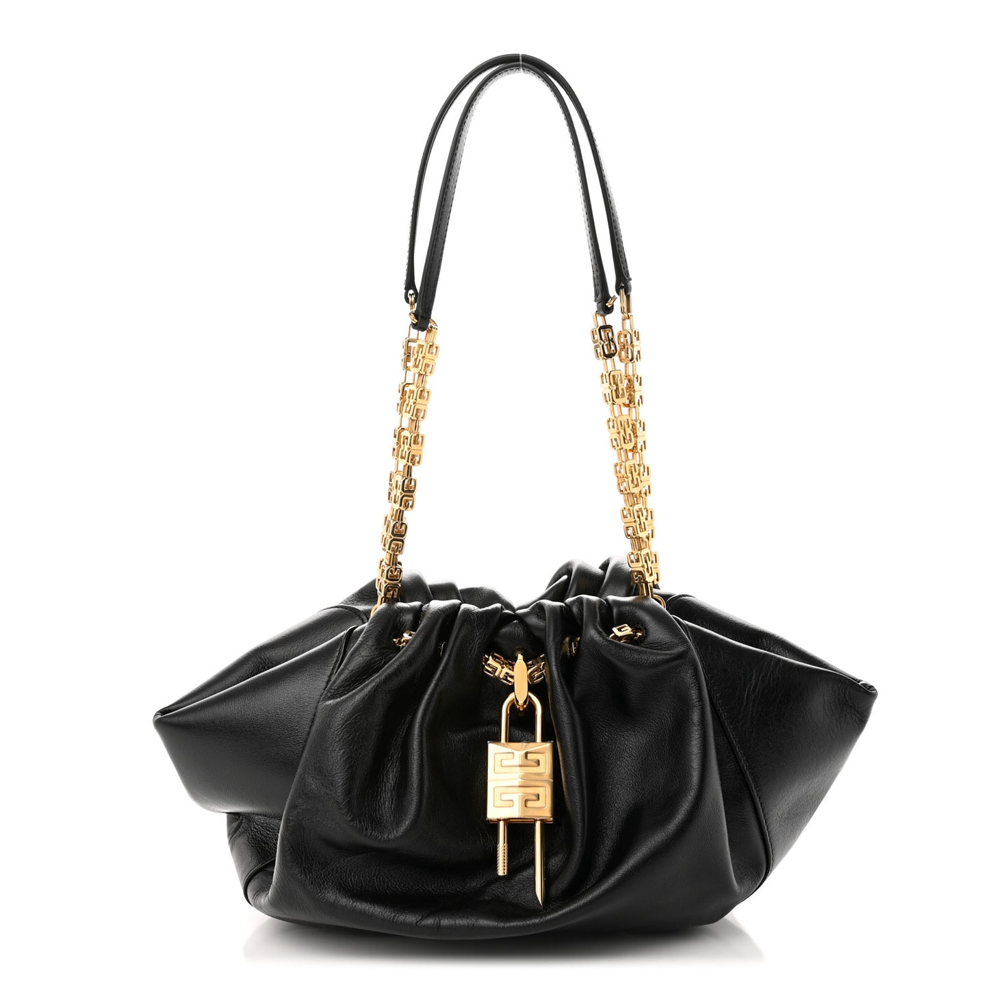 Calfskin Kenny Mini Shoulder Bag Black