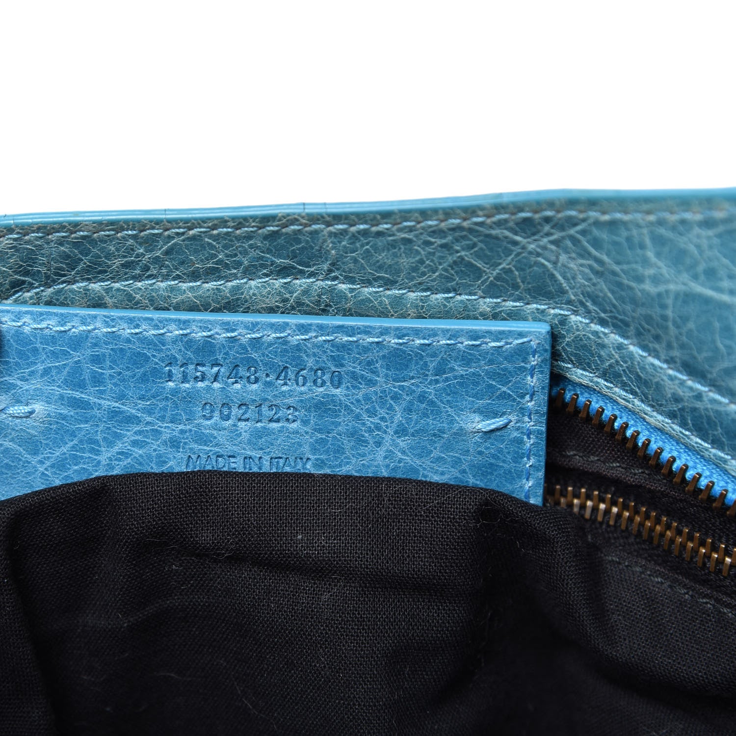 Balenciaga Agneau Classic Hardware City Bleu Paon 9 of 11