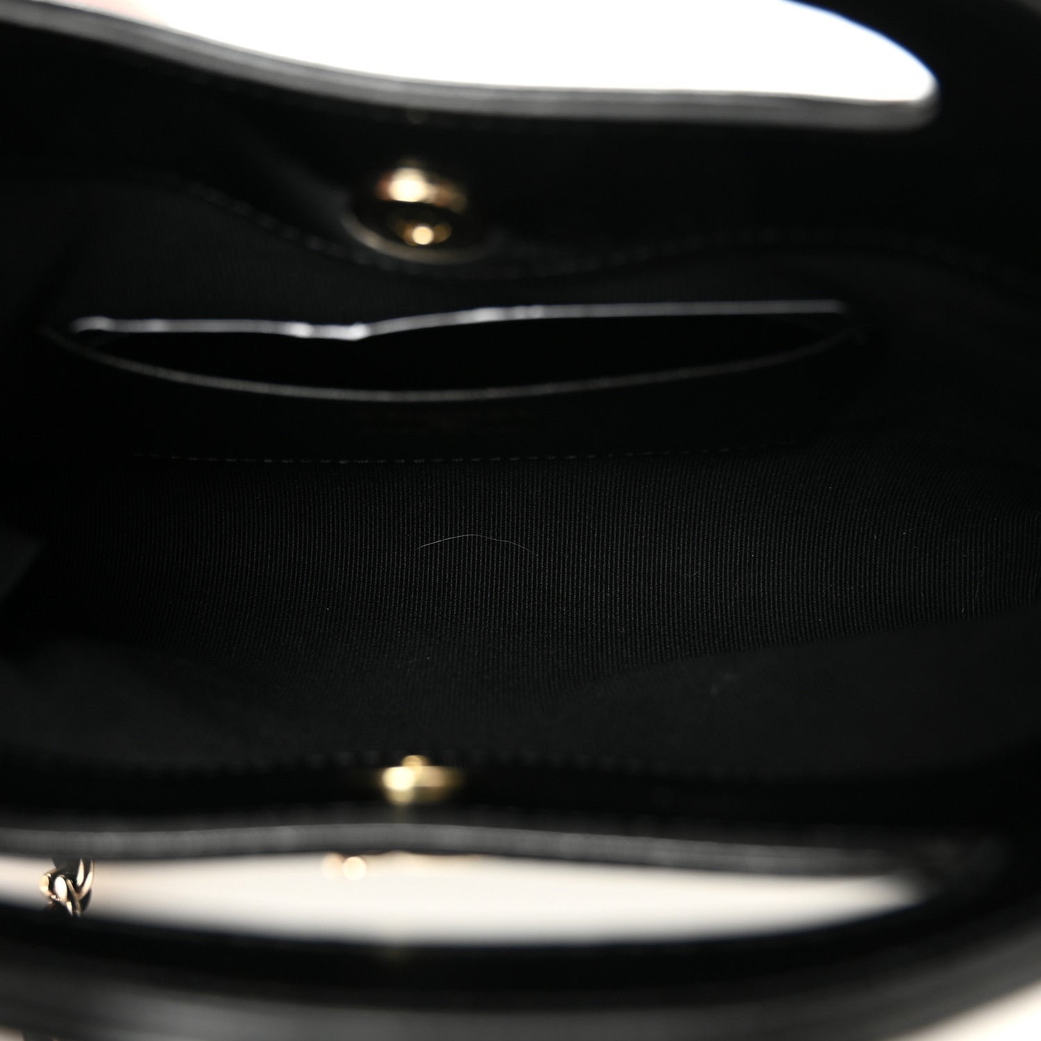 Chanel Shiny Crumpled Calfskin Quilted Nano 31 Shopping Bag Black 5 of 10