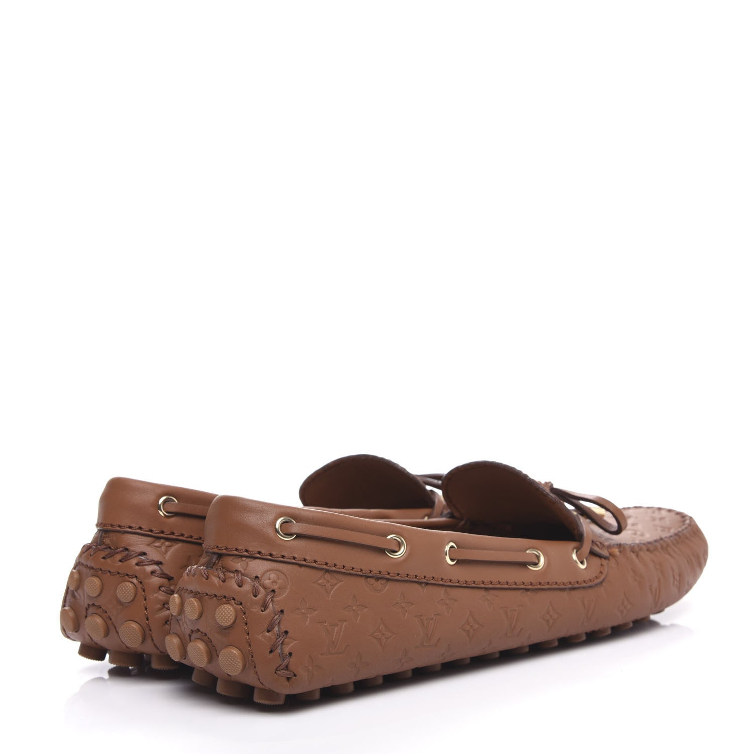 Louis Vuitton Empreinte Gloria Loafers 39.5 Cognac 4 of 10