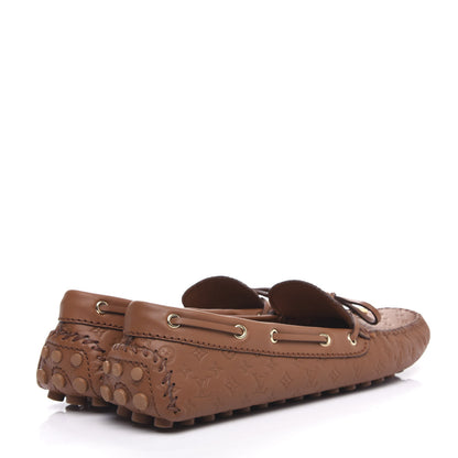 Louis Vuitton Empreinte Gloria Loafers 39.5 Cognac 4 of 10