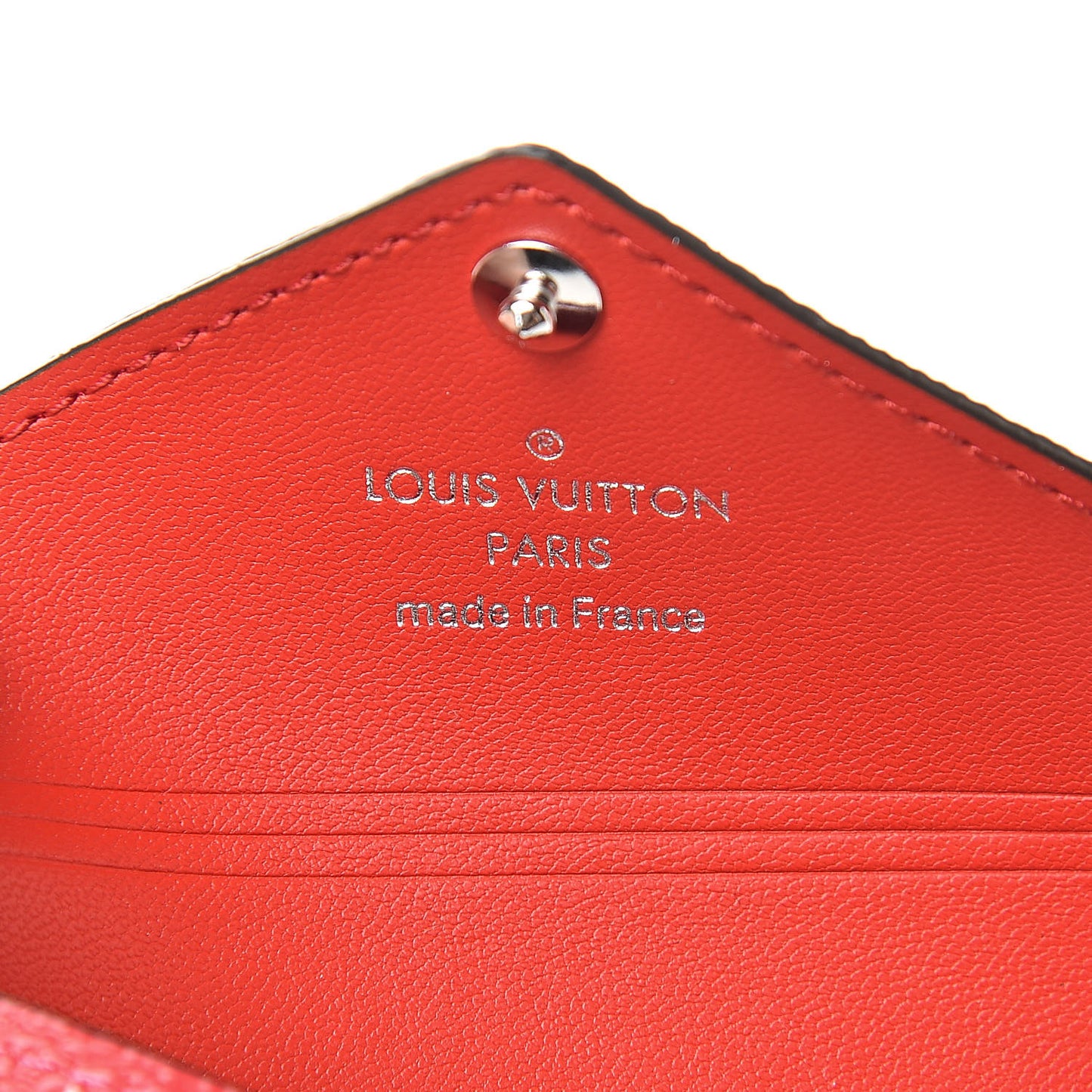 Monogram Escale Small Kirigami Pochette Insert Red