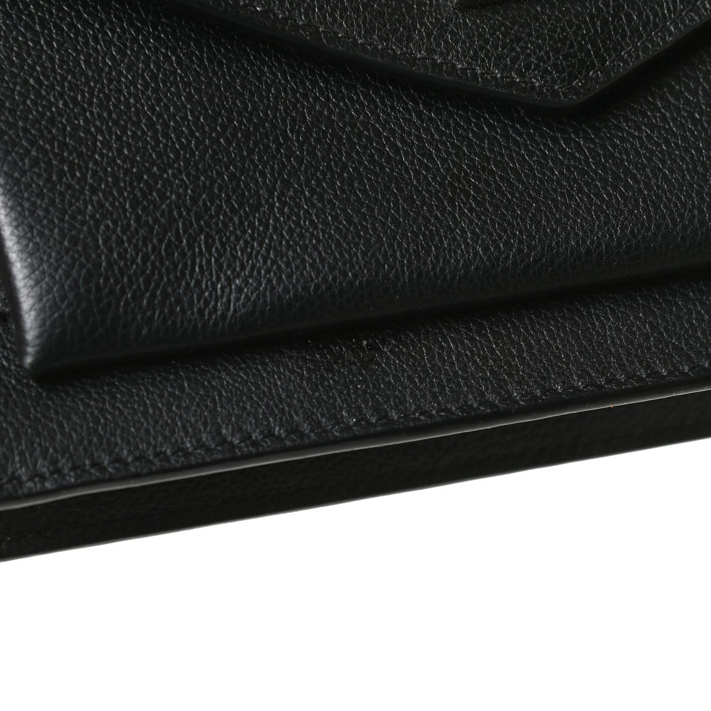 Soft Calfskin My Lockme Chain Pochette Black