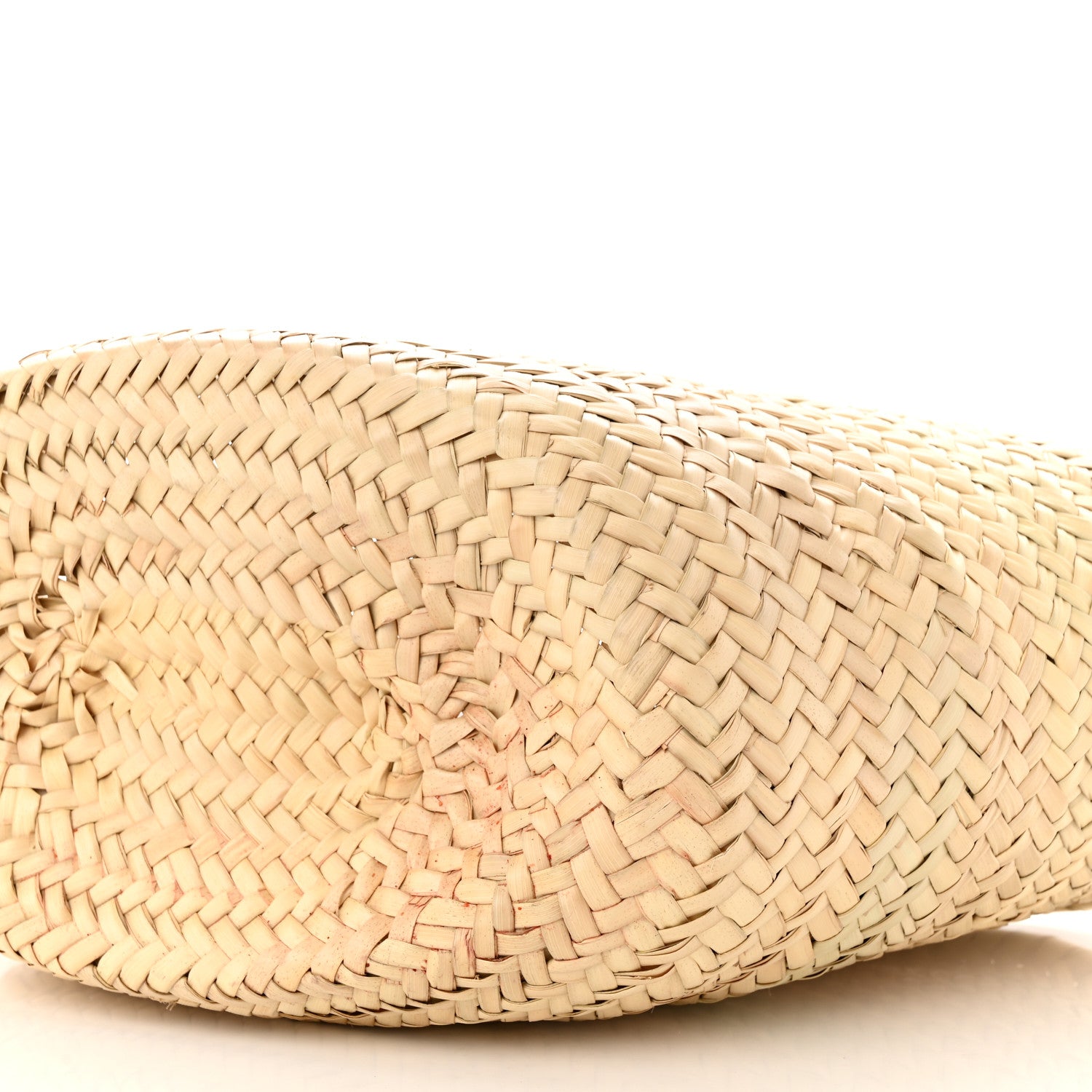 Prada Palmitto Vitello Woven Braided Large Basket Tote Bag Naturale Cognac 9 of 9