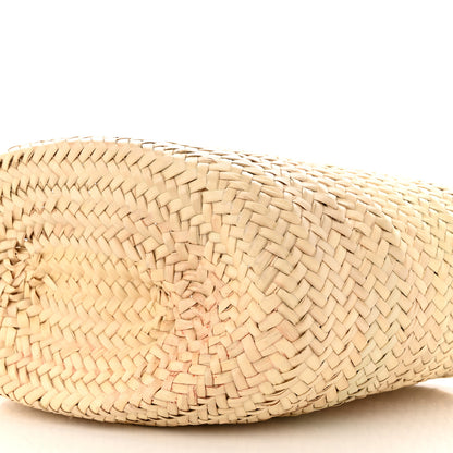 Prada Palmitto Vitello Woven Braided Large Basket Tote Bag Naturale Cognac 9 of 9