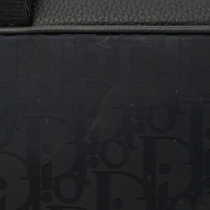 Christian Dior Grained Calfskin Nylon Oblique Explorer Backpack Black 11 of 14