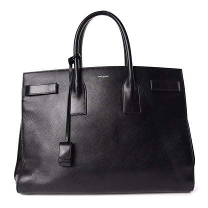 Saint Laurent Calfskin Large Sac De Jour Carryall Black 1 of 16