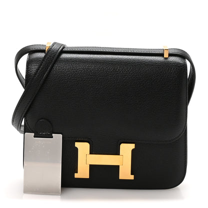 Hermes Chevre Mysore Constance 18 Black 2 of 11