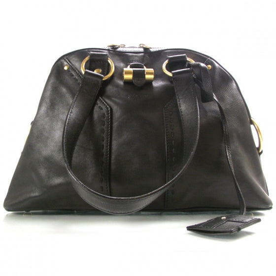 Leather Small Muse Black