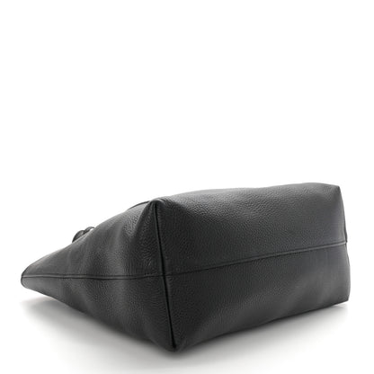 Prada Vitello Daino Pocket Shopping Tote Black 4 of 12