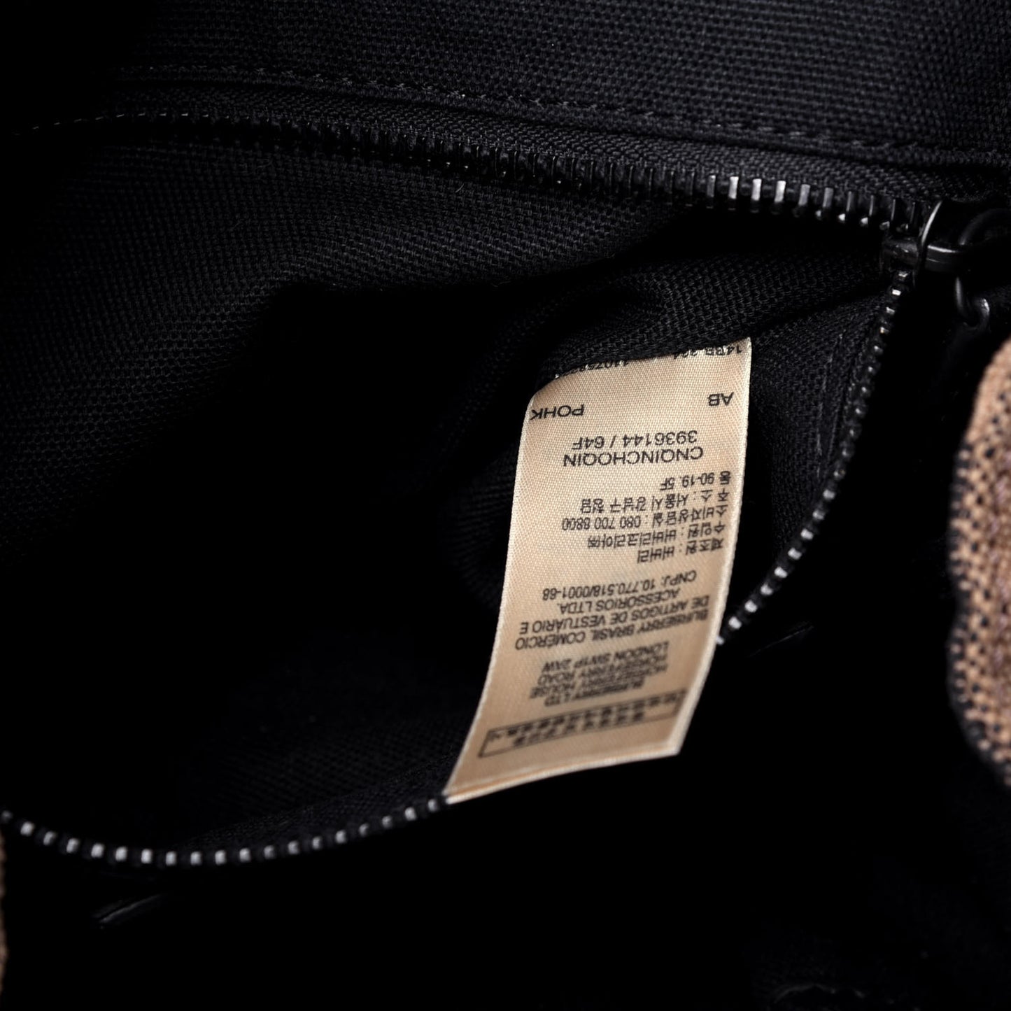 Canvas Mega Check Korbin Backpack Camel
