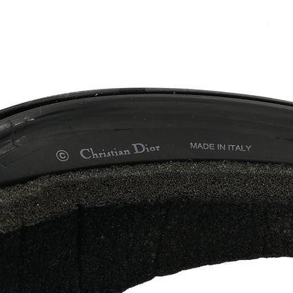 Christian Dior Mirrored DiorClub1 Sun Visor Black 7 of 9