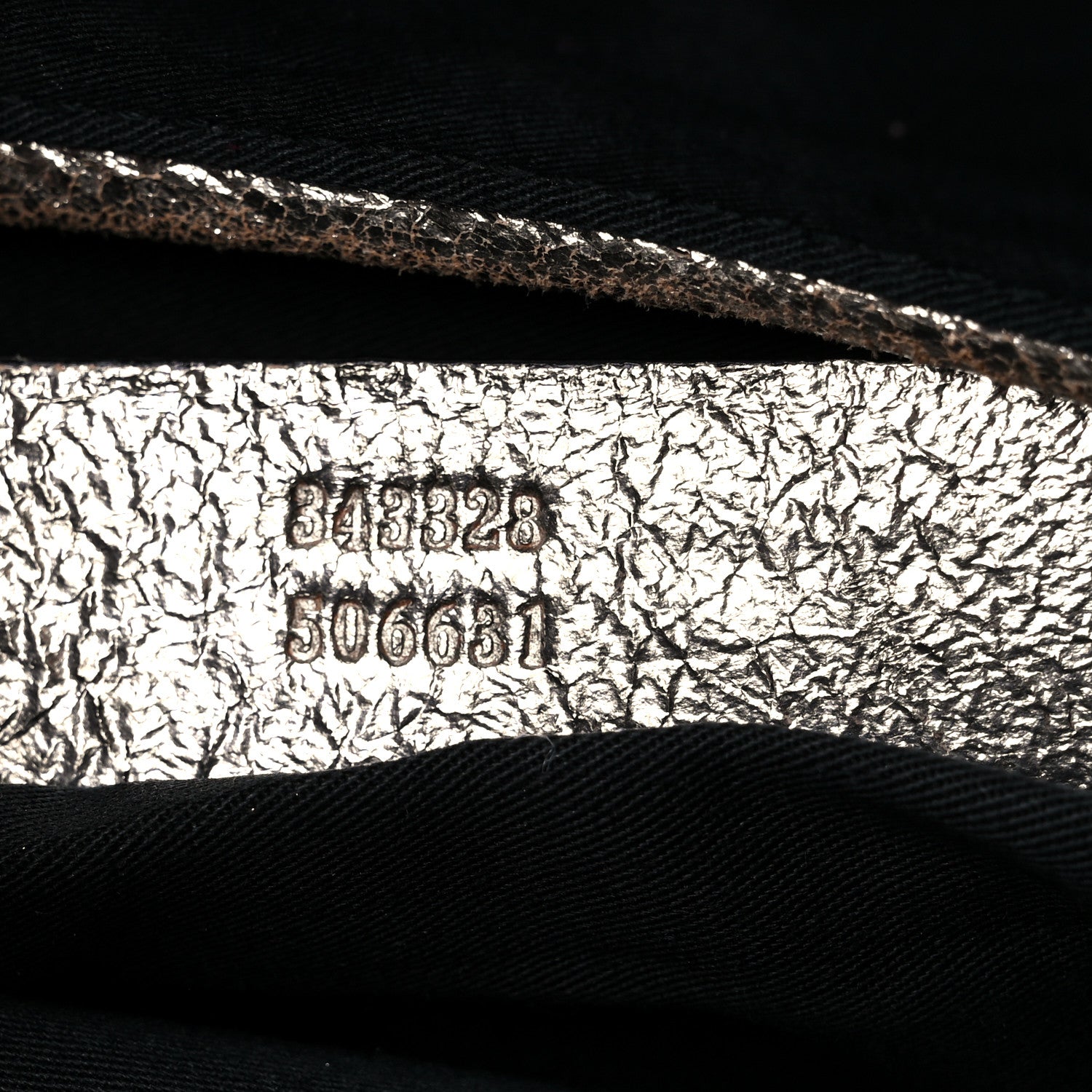 Alexander McQueen Metallic Crackled Lambskin De Manta Clutch Gold 7 of 13