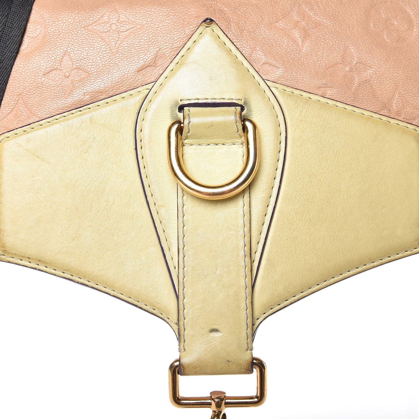 Monogram Leather Underground Messenger Rose