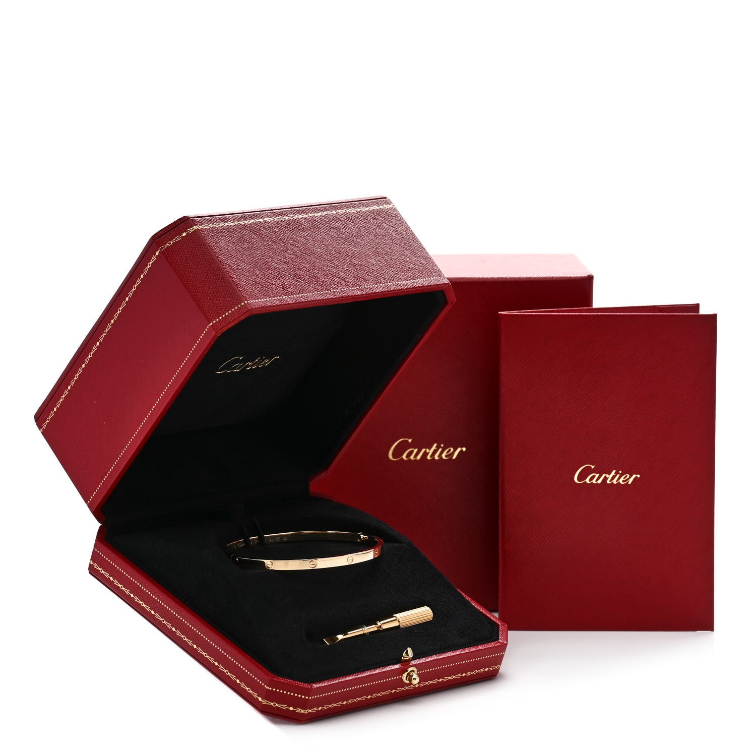 Cartier 18K Yellow Gold Small LOVE Bracelet 18 5 of 5