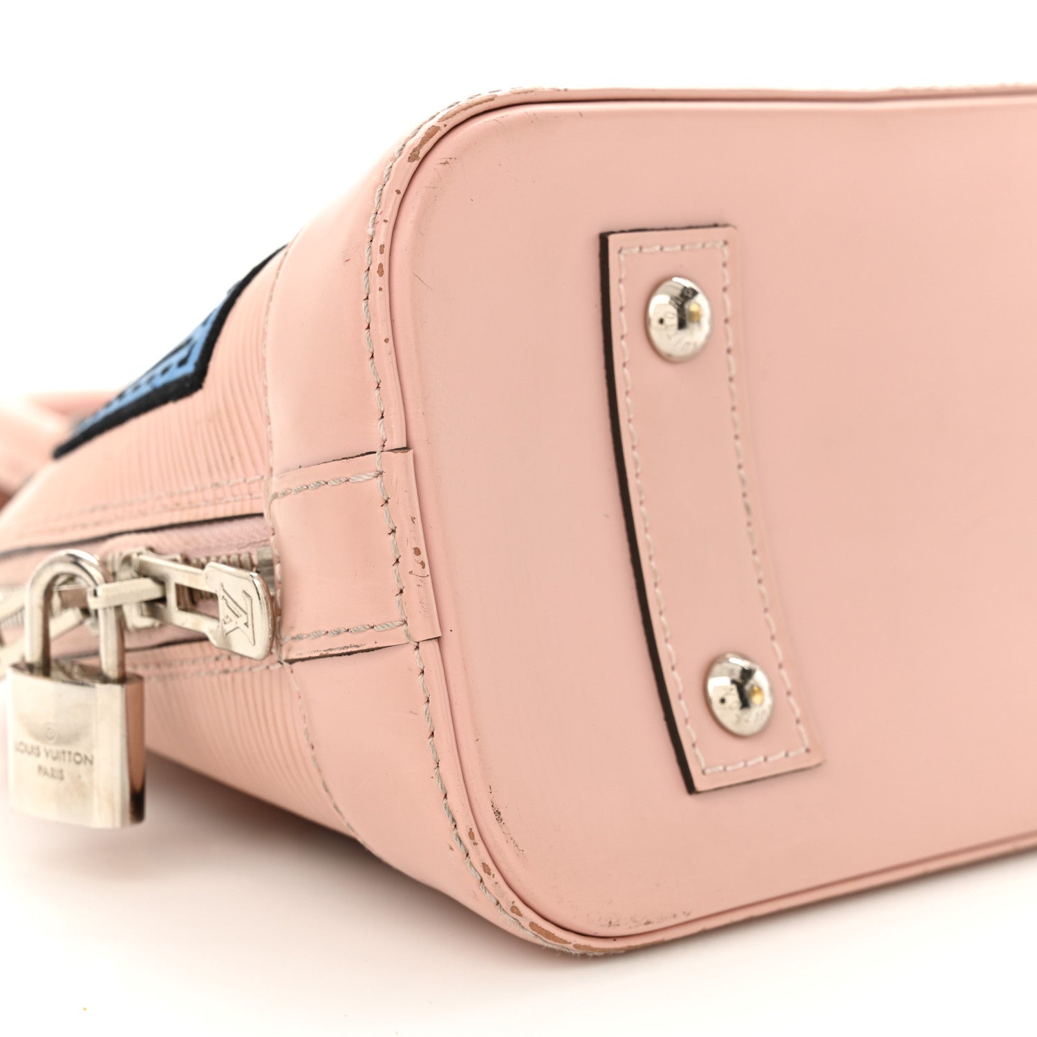 Louis Vuitton Epi Stickers Alma BB Rose Ballerine 8 of 19