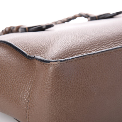 Valentino Garavani Grained Calfskin To Be Cool Tote Dark Noisette 9 of 10