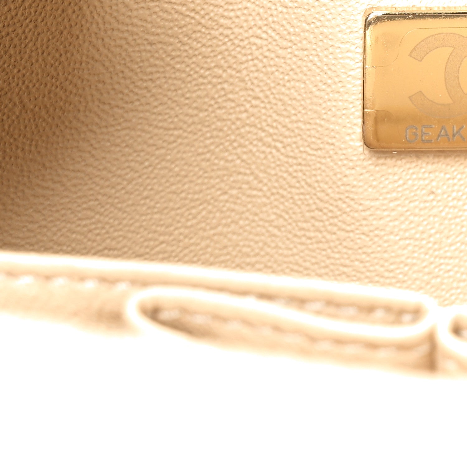 Chanel Caviar Quilted Medium Double Flap Beige 7 of 11