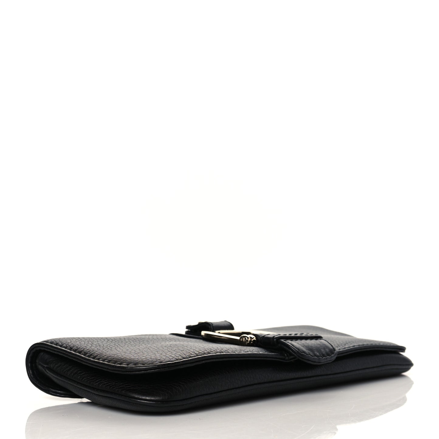 Calfskin Greenwich Clutch Black
