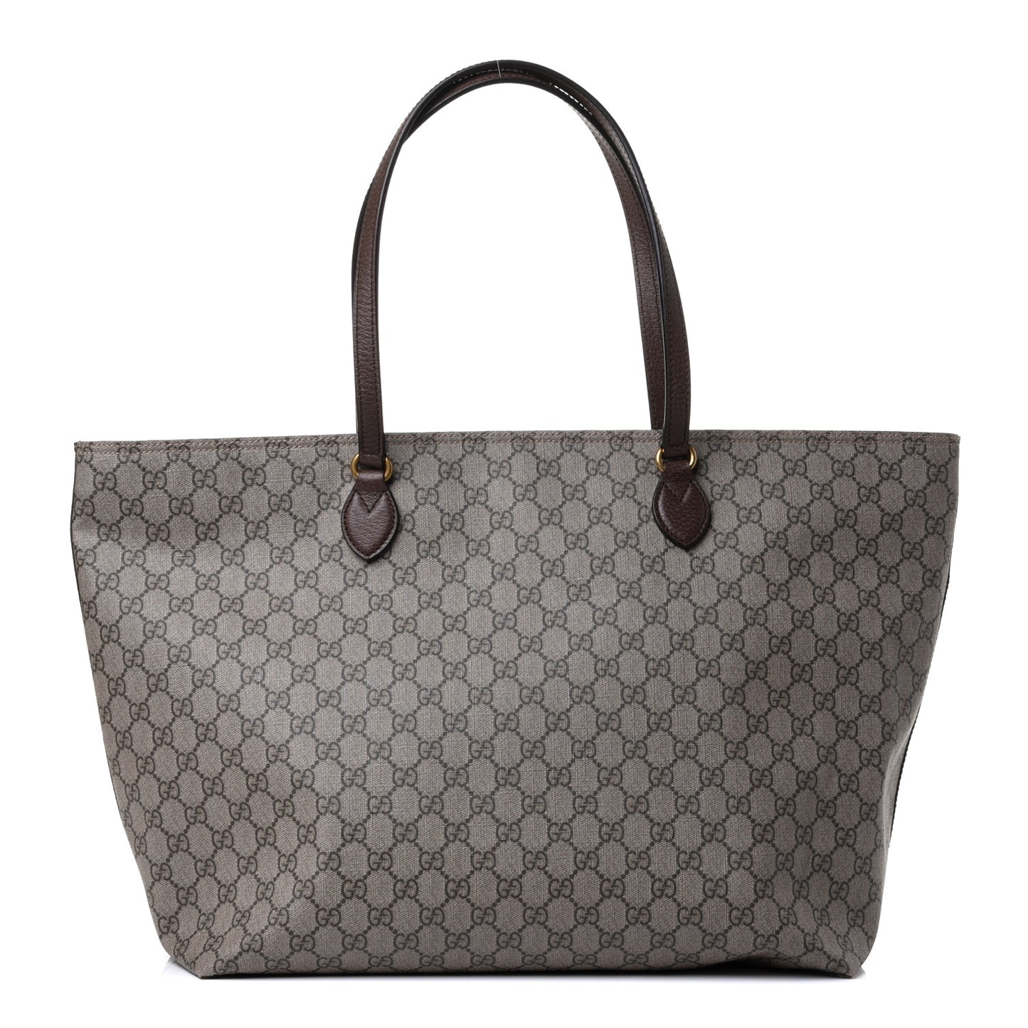 GG Supreme Monogram Medium Ophidia Shopping Tote Ebony