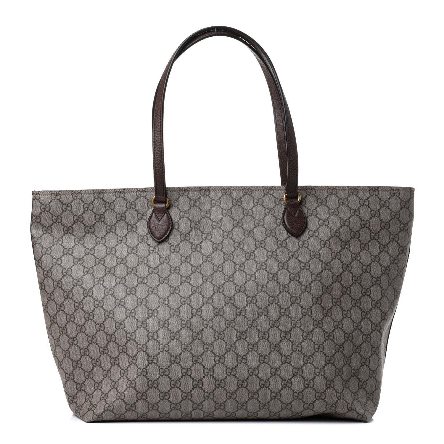 Gucci GG Supreme Monogram Medium Ophidia Shopping Tote Ebony 1 of 4
