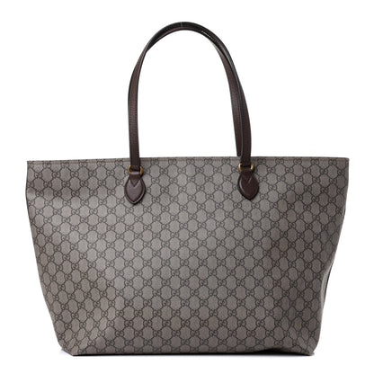 Gucci GG Supreme Monogram Medium Ophidia Shopping Tote Ebony 1 of 4