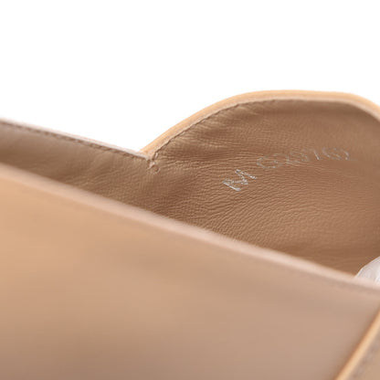 Chanel Lambskin CC Espadrilles 39 Beige Black 9 of 10