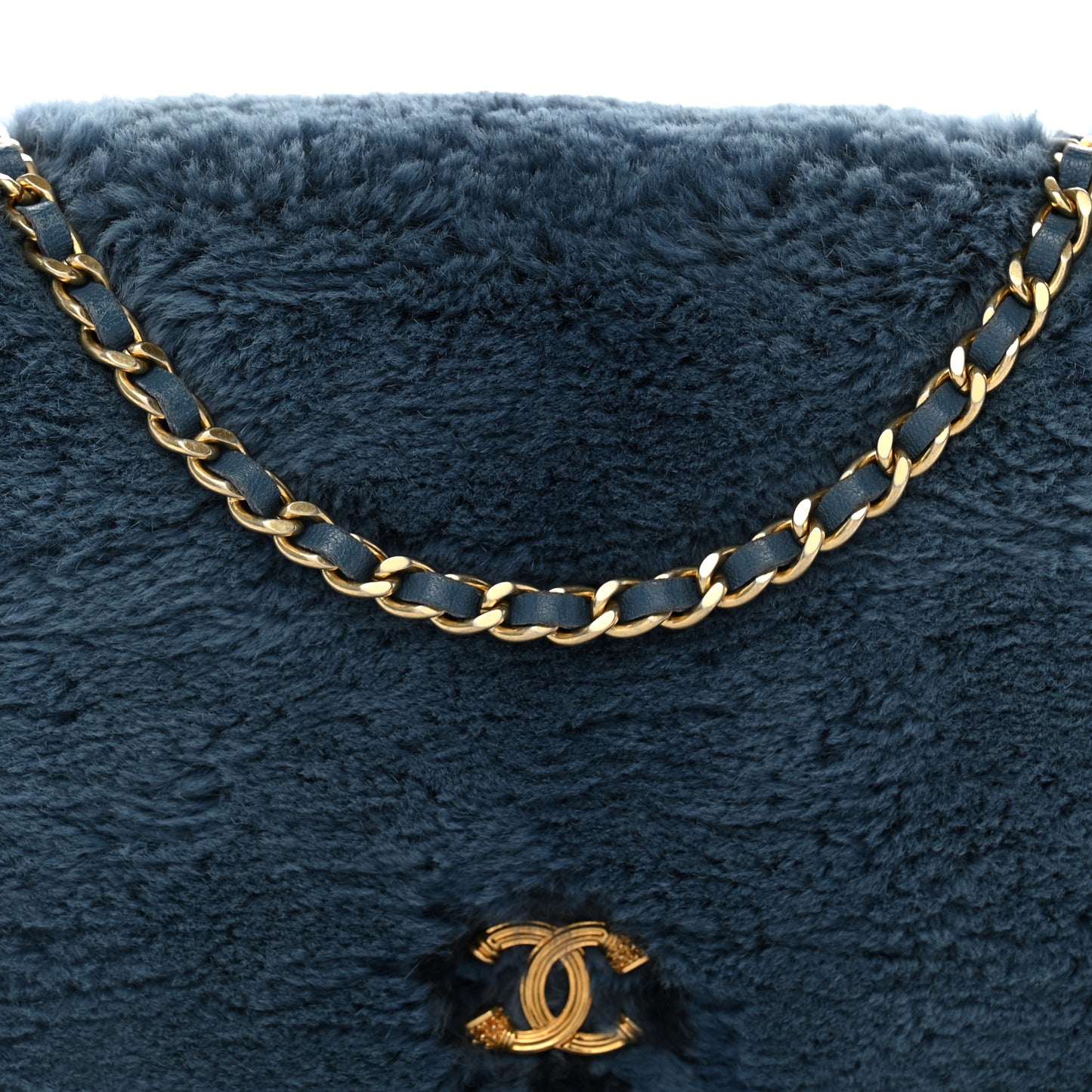 Rabbit Fur Wallet On Chain WOC Blue