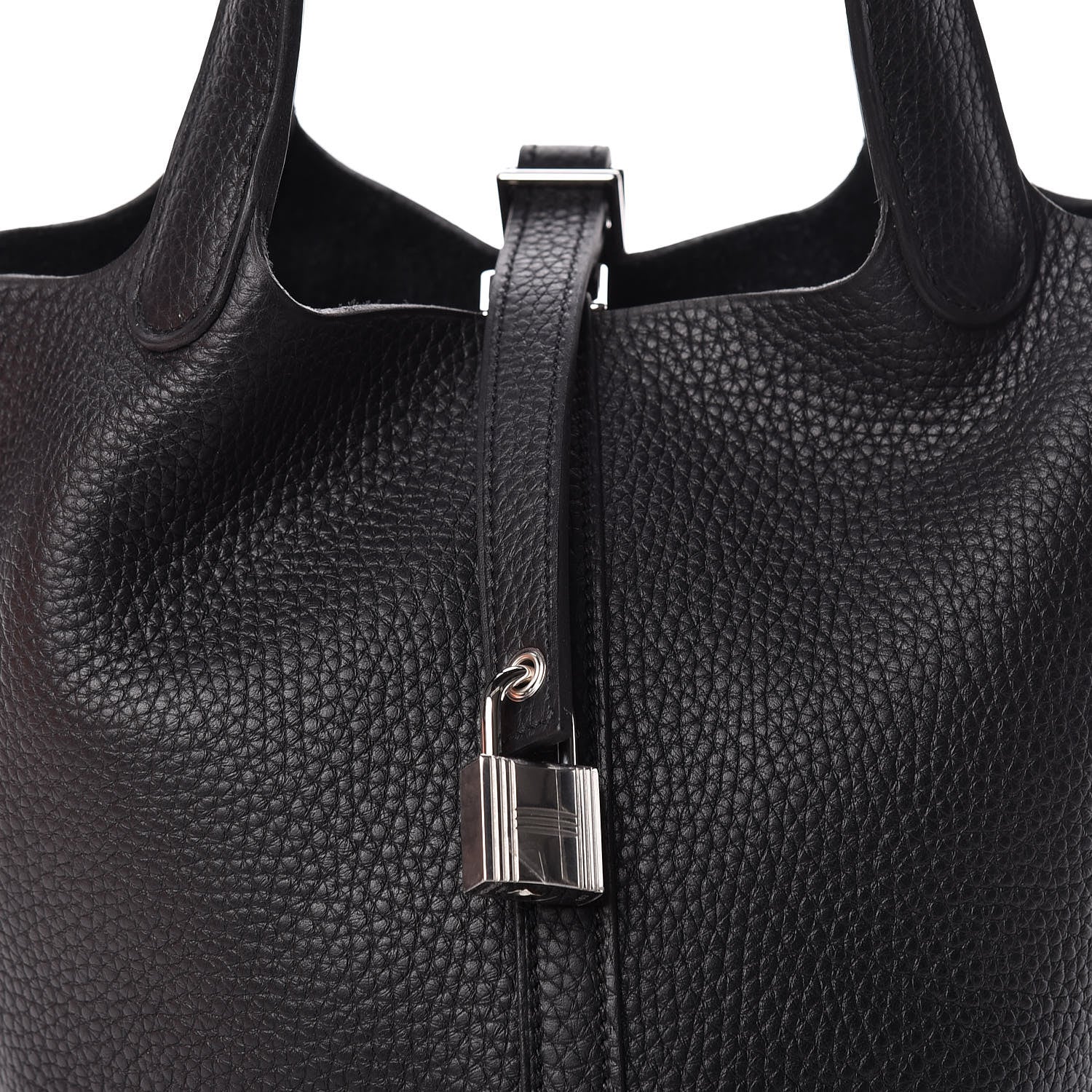 Hermes Taurillon Clemence Picotin Lock 18 PM Black 8 of 11