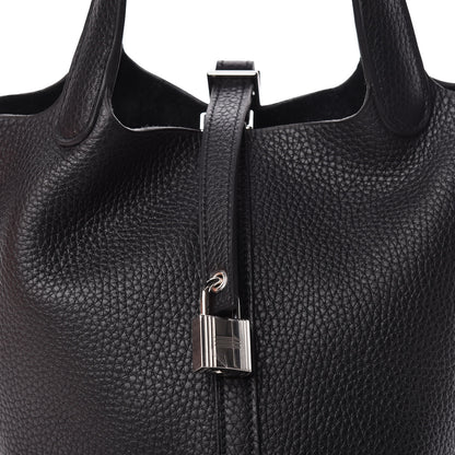 Hermes Taurillon Clemence Picotin Lock 18 PM Black 8 of 11