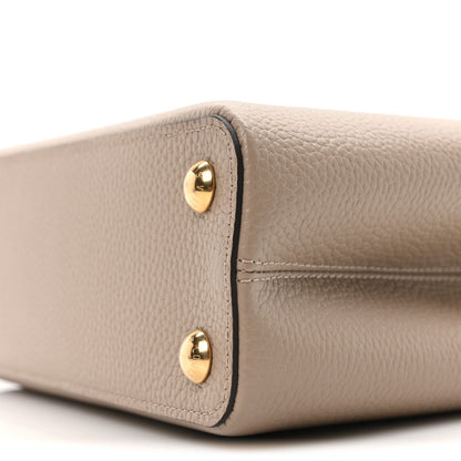 Louis Vuitton Taurillon Capucines BB Galet 9 of 9
