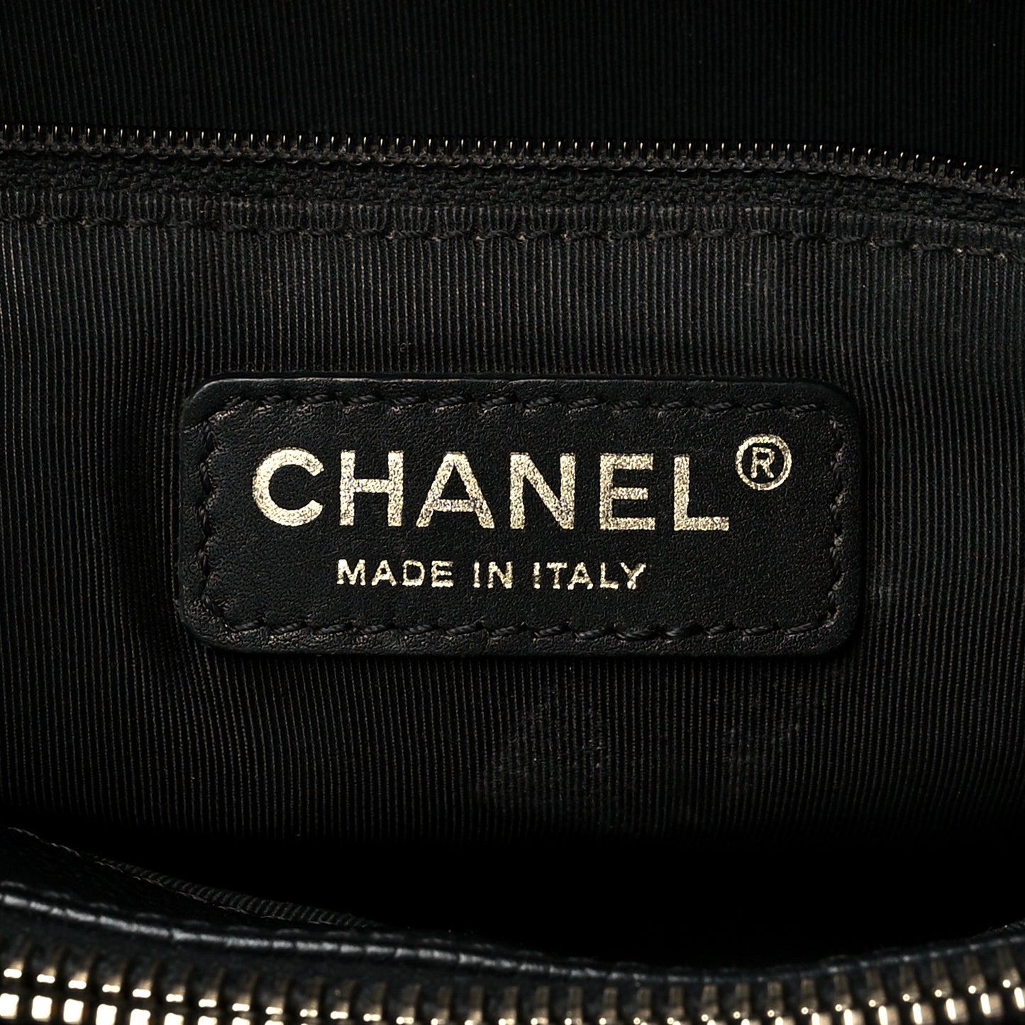 Caviar Quilted Grand Shopping Tote GST Black