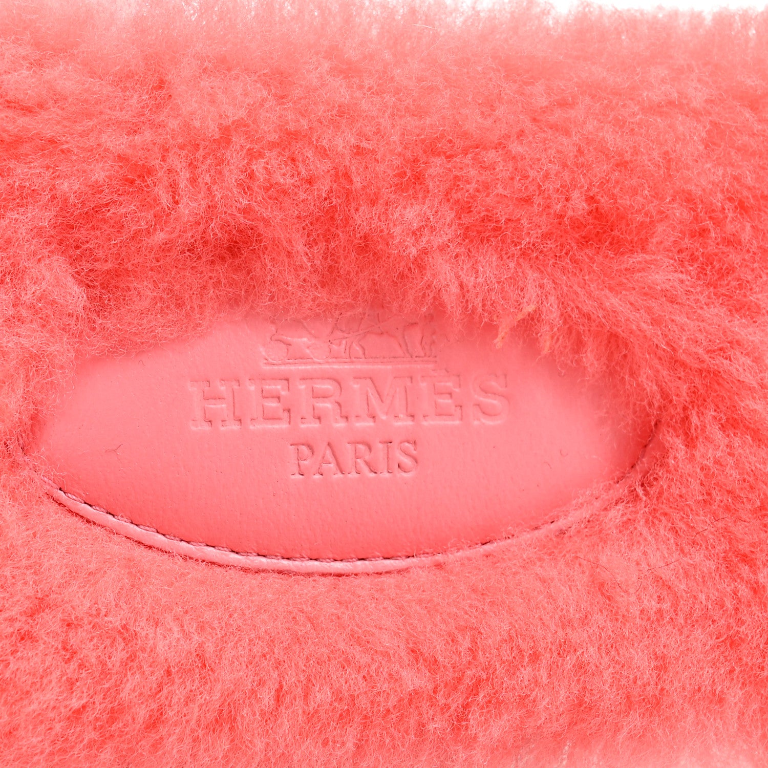 Hermes Woolskin Oran Sandals 40 Rose Du Desert 40 6 of 9