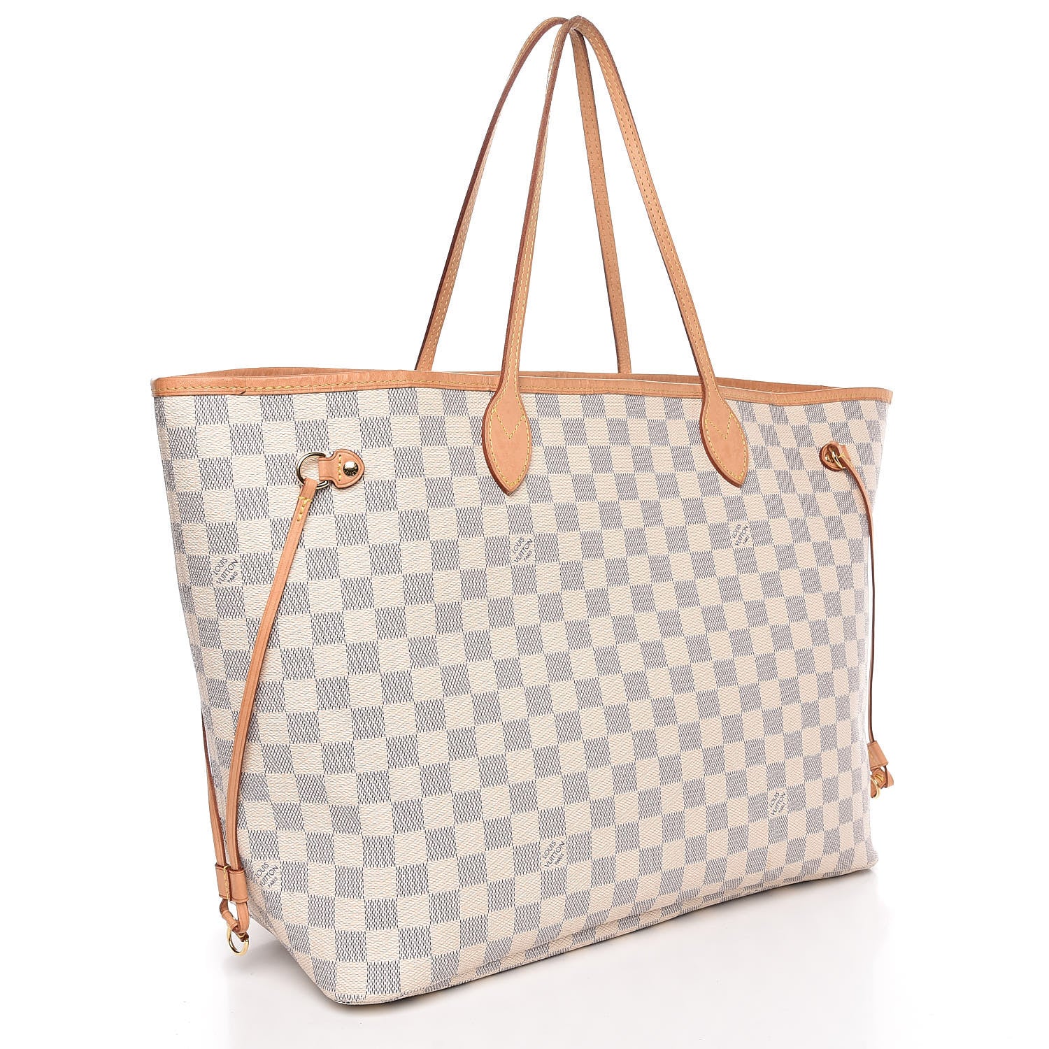 Louis Vuitton Damier Azur Neo Neverfull GM Rose Ballerine 4 of 13