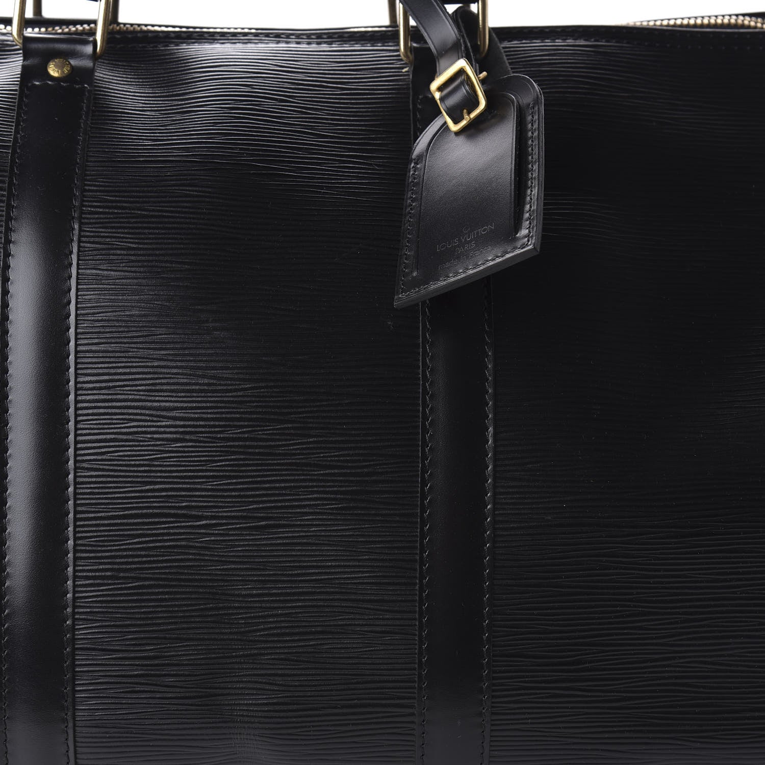 Louis Vuitton Epi Keepall 50 Black 9 of 9