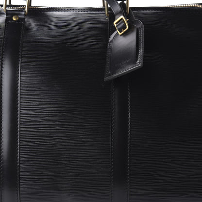 Louis Vuitton Epi Keepall 50 Black 9 of 9
