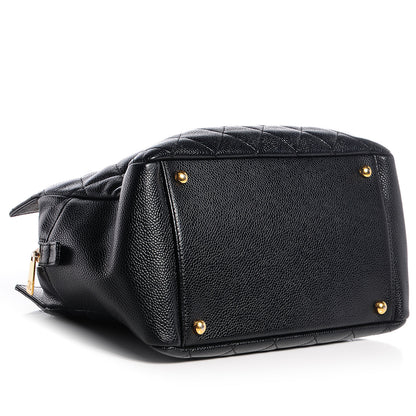 Chanel Caviar Quilted Petit Timeless Tote PTT Black 4 of 7